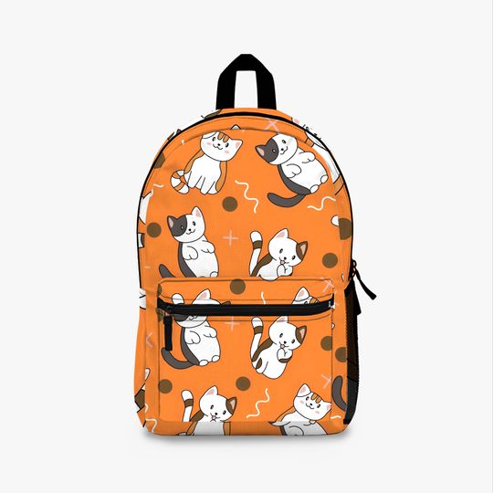 Kitty Cat Backpack | Backpack Back to School | Kitty Cat Design | Backpack for Girls | Backpack for Boys | Cool Backpack | Cat Print