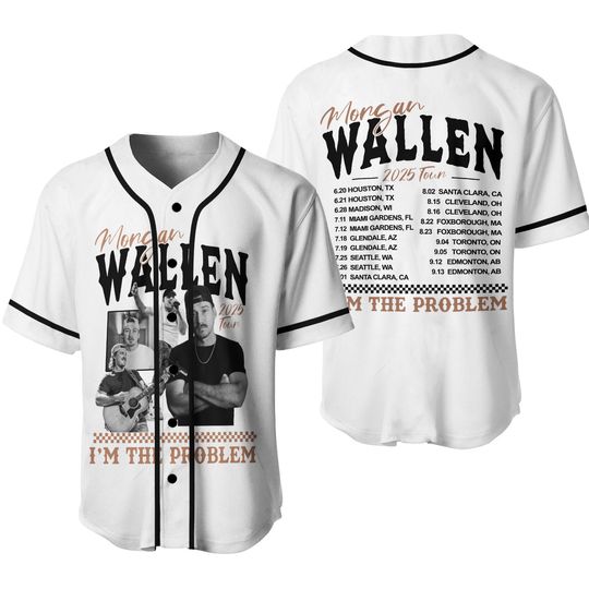 Morgan I'm The Problem Tour 2025 Jersey, Wallen Concert 2025, Country Music