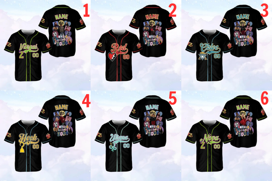 Descendants Zombies Worlds Collide Tour Jersey, Descendants Red Jersey, Victor Zombie 4 Jersey, Like The Zombies Do, Summer Tour 2025 Shirt