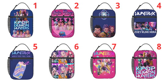 Huntrix & Saja Boys Insulated Lunch Bags
