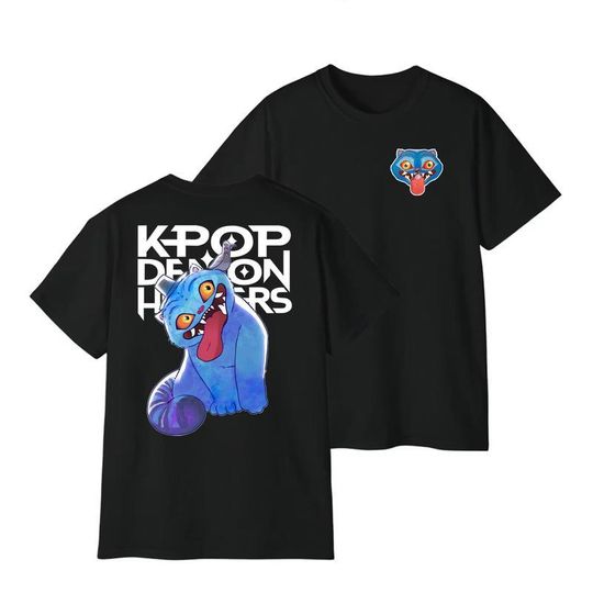 Derpy Tiger Shirt, Kpop Demon Hunters Unisex T-Shirt, Celebrity Crush Movie Merch, Demon Boy Group Fan Outfit, Cute Kpop Graphic Tee
