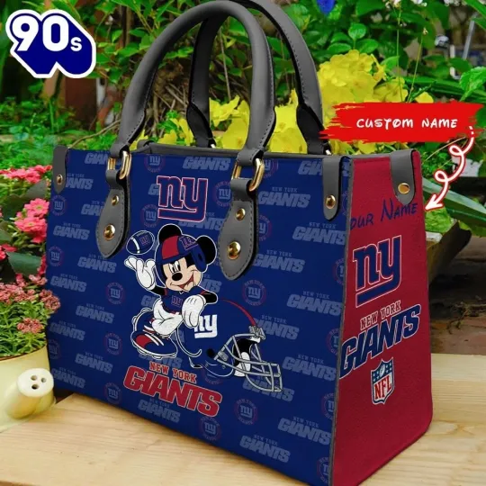 New York Football Team Giantss Leather Handbag Lovers Gift