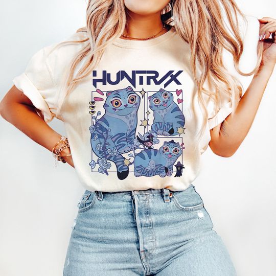 Hunter Tiger Anime T-Shirt, Kpop Graphic Tee, Streetwear for Otaku, Anime Lover Gift