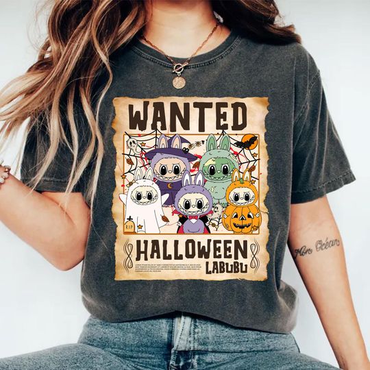 Wanted Spooky Doll Monster Characters Shirt, Coquette Doll For Kids Girls Shirt,Monster Doll Horror Shirt,Doll Cartoon Halloween Shirt
