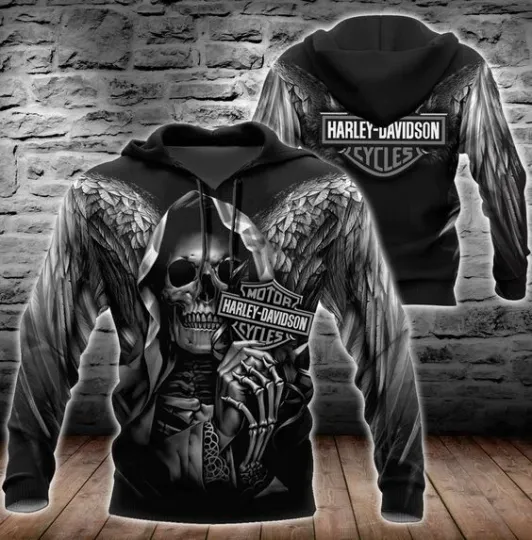 Harley Racing Davidson 3D Hoodie