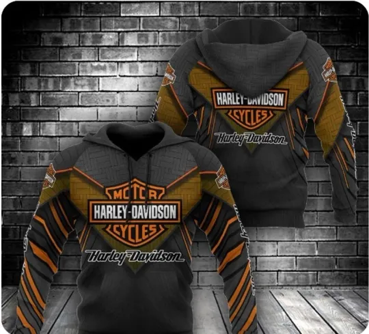 Harley Racing Davidson 3D Hoodie