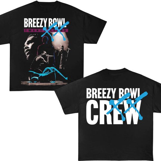 Breezy Bowl XX Double Sided Crew T-Shirt - Chris Brown Merch
