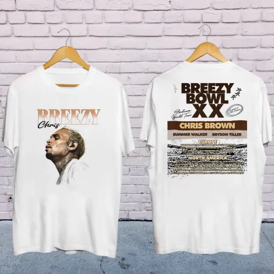 Chris Brown Breezy Bowl XX Tour 2025 Unisex T-Shirt