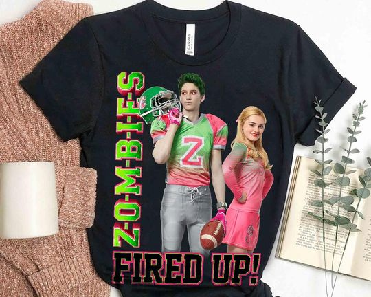 Disney Zombies Fired Up Zed And Addison Shirt, Disney Zombies Shirt, Comfort Color, WDW Magic Kingdom, Disneyland Trip Family Vacation