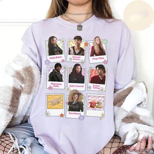 Disney Descendants Zombies Worlds Collide Tour Photos T-Shirt,  Disneyland Summer Tour 2025 Shirt, Disney Zombies Tour Summer Music Festival