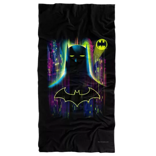 Batman Knight Lights Officially Licensed Beach Towel 30"x60"