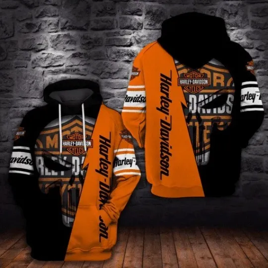 Harley Racing Davidson 3D Hoodie