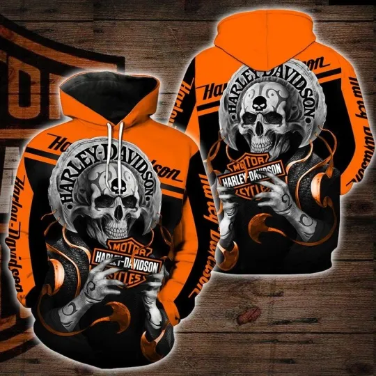 Harley Racing Davidson 3D Hoodie