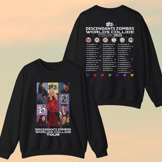 Descendants Zombies World Tour 2025 Shirt, Zombies 4 Girls Shirt, Zombies Skye Shirt, Epcot Summer Music Festival Outfits