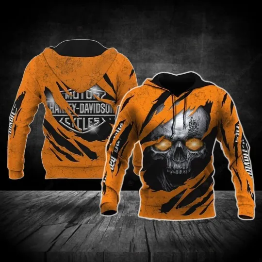 Harley Racing Davidson 3D Hoodie