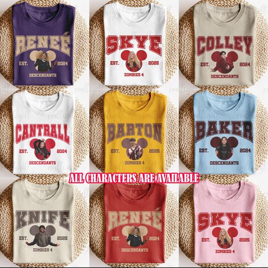 Descendants and Zombies Summer Tour Shirt, Disney Zombies Music Festival Shirt, Concert Group Matching Shirt