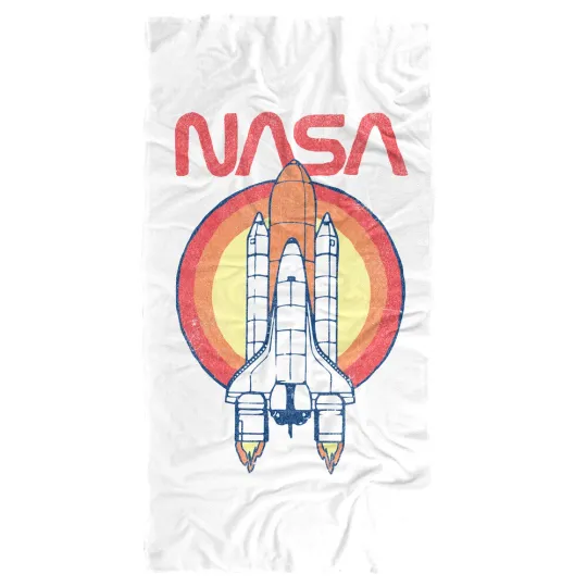 NASA Shuttle Circle Officially Licensed Beach Towel 30"x60"