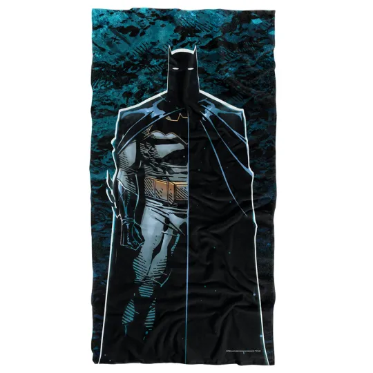 Batman Beach Towel 30x60" Batcave Silhouette Microfiber Official