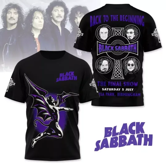 Black Sabbath 3D Final Show T-Shirt