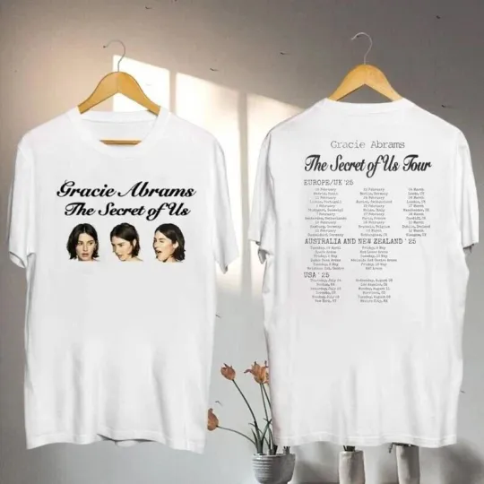 Gracie Abrams The Secret Of Us Tour T-Shirt - All Sizes Available