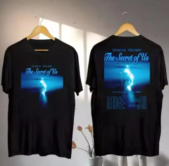 Gracie Abrams The Secret Of Us Tour 2025 Double Sided T-Shirt