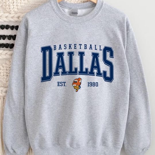 Vintage Dallas Basketball Sweatshirt, Dallas Basketball, Vintage Basketball Fan Shirt,Dallas City Shirt,Basketball Unisex Tee
