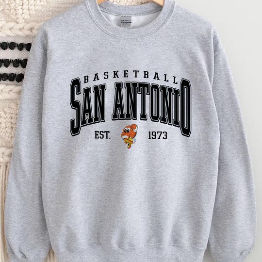 Vintage San Antonio Basketball Sweatshirt, San Antonio Basketball, Vintage Basketball Fan Shirt,San Antonio City Shirt,Basketball Tee