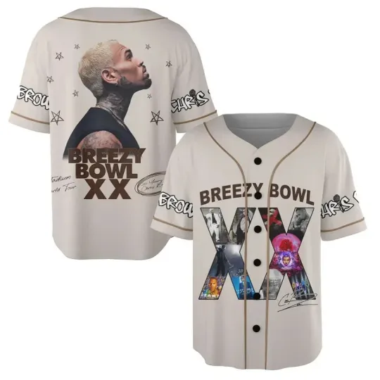 Discover CB BB XX Jersey – 2025 Stadium Tour Baseball Shirt