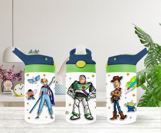 Toy Story 12oz Kids Flip Top Water Bottle
