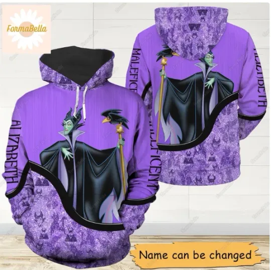 Halloween Maleficent 3D HOODIE HALLOWEEN GIFT CHRISTMAS GIFT BEST PRICE US SIZE