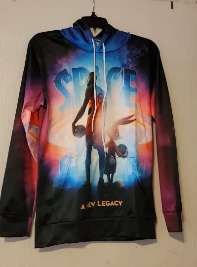 Space Jam children's  Med  Unisex Hoodie New