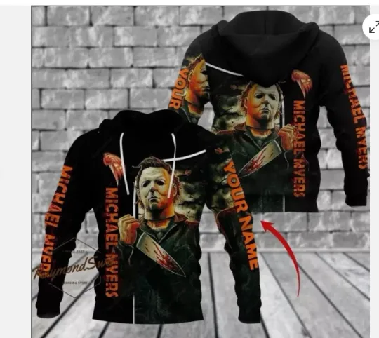 Michael Myers Hoodie 3d -father day gift, printed all gift