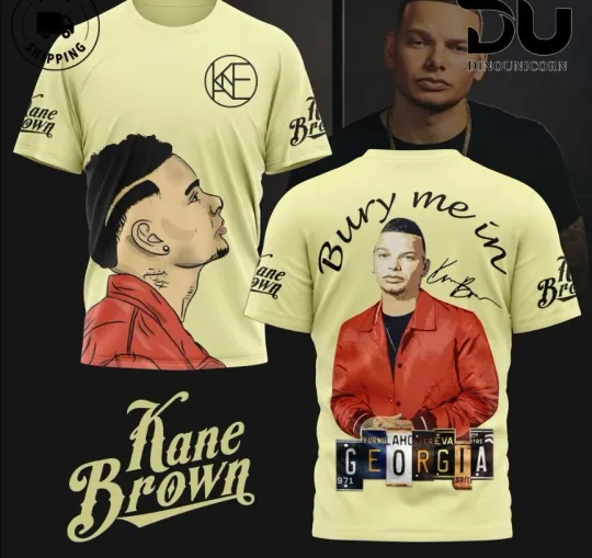 Kane Brown Bury Me shirt 3d, hot 3d gift for fan, all printed 3D GIFT