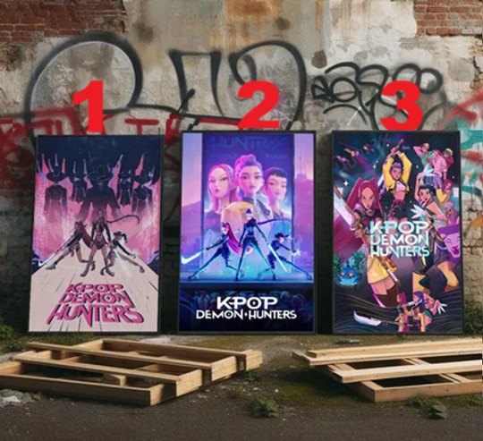 K-POP Demon Hunters Premium Matte Vertical Poster