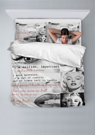 Marilyn Monroe Bedding Set - Celebrity Beding Set