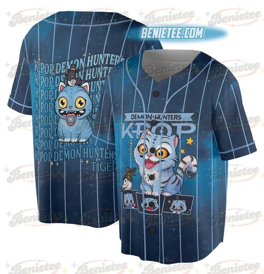 Kpop Demon Hunters Tiger Baseball Jersey