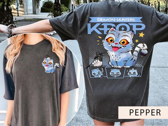 Demon Hunter Tiger shirt, Derpy the Tiger And Bird Demon Hunter Tiger Tee, Hunters Tiger fan, Kpop Saja Boys Shirt, Kpop Demon Hunters