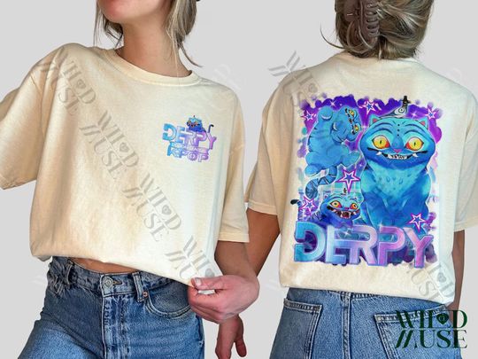 Derpy Tiger 2 sides Shirt, Kpop Demon Hunters Shirt, Kpop Huntrix Tee, Mira, Rumi, Zoey, Derpy Tiger Tee, Gift for Huntrix, Saja Boys Fans