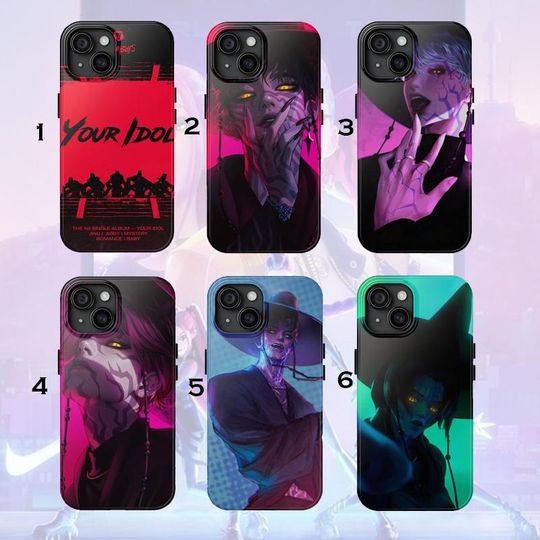 Kpop Demon Hunters Huntrix Phone Case,Demon Hunters Phone Case, Anime Phone Case, Trendy & Cute Phone case