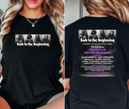 Black Sabbath Back to the Beginning 2025 T-Shirt