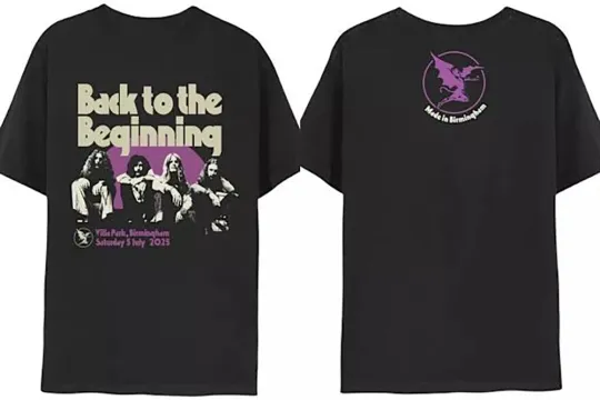 New Black Sabbath Back To Beginning Tour 2025 T-Shirt