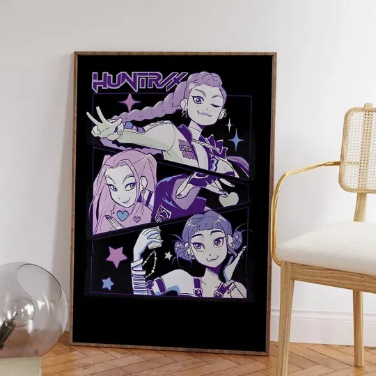 K-Pop Demon Hunters Poster,Wall Art ,Art Home decoration Poster