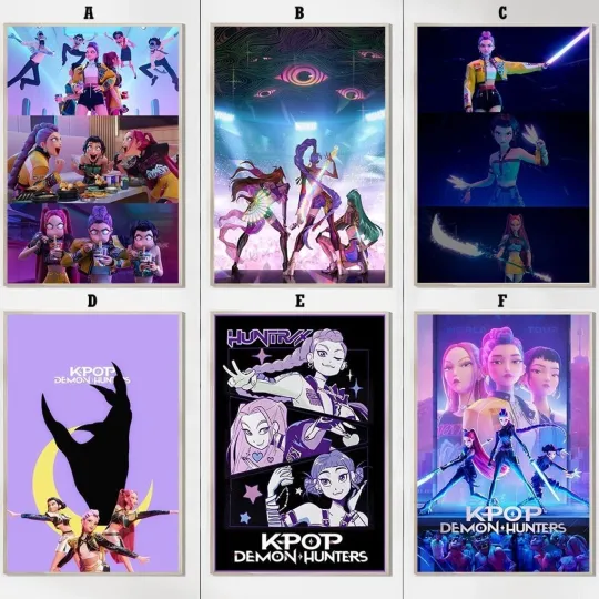KPop Demon Hunters (2025) Movie Posters