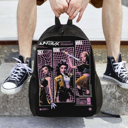 Huntrix Kpop Demon Hunter Student Backpack | Back To School Gift