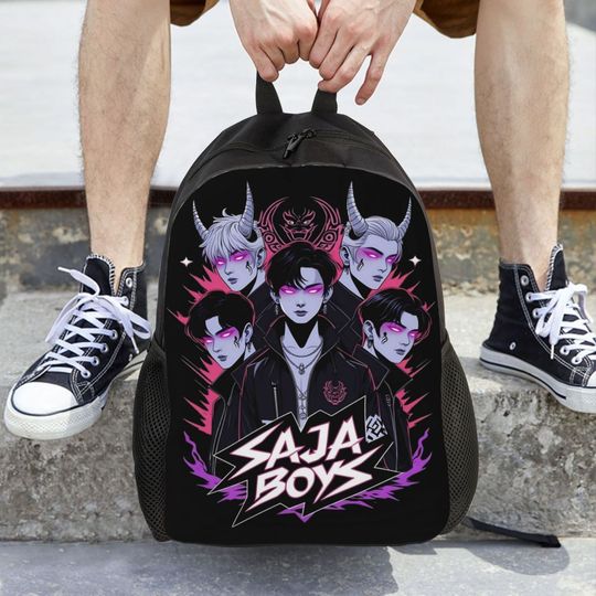 Saja Boys Kpop Demon Hunters Student Backpack | Back To School Gift