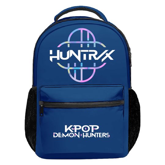 KPop Demon Hunters Huntrix Logo Backpack Unisex Casual