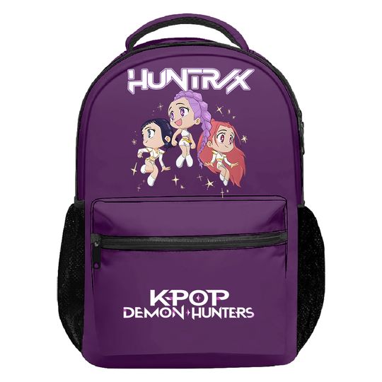 KPop Demon Hunters Backpack Unisex Travel Bag Casual Daypack