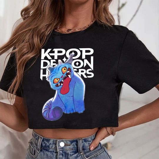 Kpop Demon Hunters Tiger Crop Top for Women