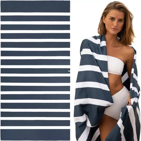 SummerSand Microfiber Beach Towel Extra Large 79 x 39.5 in - Quick Dry Sand F...