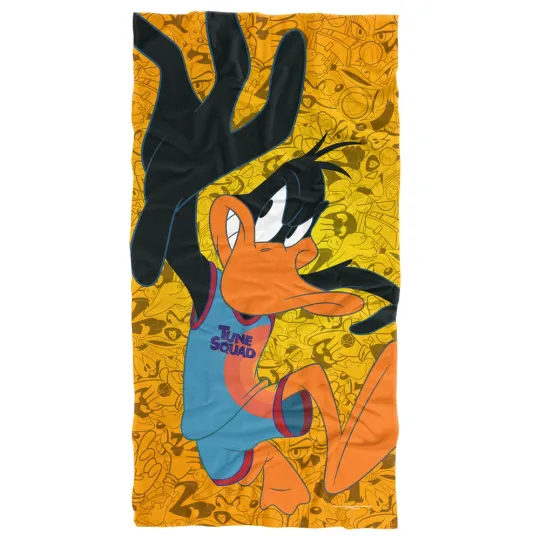Space Jam: A New Legacy Daffy Jumping Officially Licensed Beach Towel 30"x60"